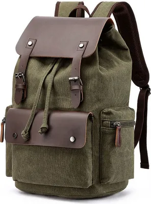 Produktbild von Vintage Herrenrucksack für 13" Laptop-Rucksack.