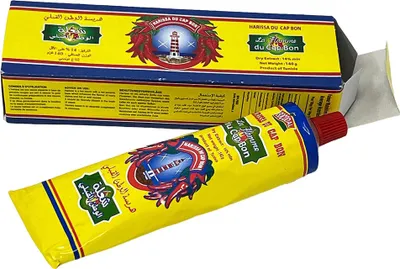 Obrázok produktu pre Harissa La Flamme du CAP BON VERY HOT CHILI Paste 140 gramová tuba