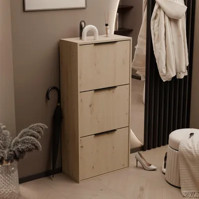 Produktbild von Schuhschrank, Hängeschrank in eiche artisan