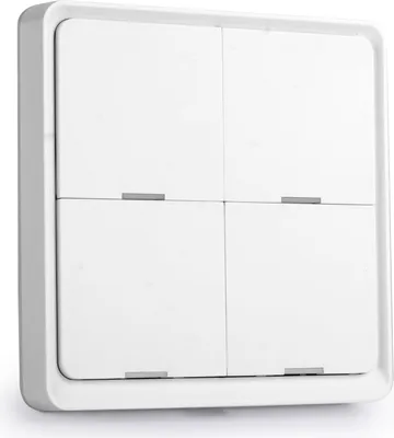 Image de WLAN Interrupteur de scène 4 positions, Tuya Interrupteur mural Smart Home, compatible avec Alexa, Google Home, Siri et Smart Life