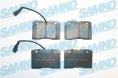 Produktbild von SAMKO Bremsbeläge Satz Vorne Bremsklötze für IVECO DAILY II Pritsche/Fahrgestell 5SP2078