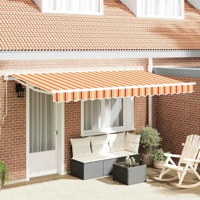 Obrázek produktu pro vidaXL Náhradní látka na markýzu, vícebarevná, 4 x 2 m, polyester