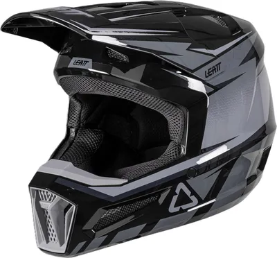 Produktbild von Leatt 2.5 V26 Motocross Helm, schwarz/grau, M (57/58)