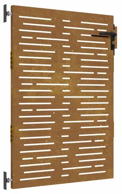 Immagine prodotto di vidaXL Cancello da giardino 85x150 cm in acciaio corten Design quadrato