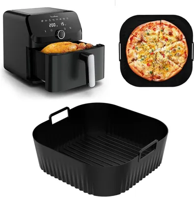 Produktbild von Airfryer Zubehör Set 7.5L, Silikonformen, Hitzebeständig, Antihaftbeschichtet, für Backen