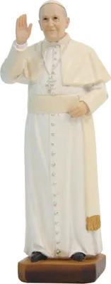 Produktbild von Heiligenfigur Papst Franziskus I. 20 cm Polyresin Deko Statue