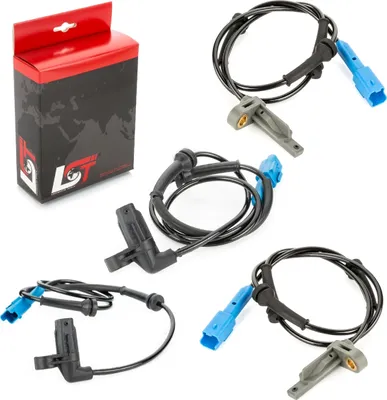 Produktbild von 4x ABS Sensor Drehzahlregler Set vorne hinten 4545.F4 4545.A3 für PEUGEOT 206