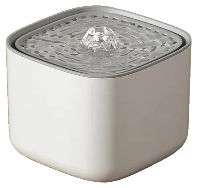 Obrázok produktu pre Fontánka pre mačky, automatická filtrácia, veľká kapacita, biela, štandardná, 3 l