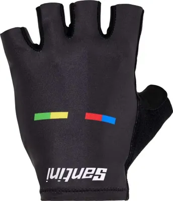 Obrázok produktu pre Cyklistické rukavice bez prstov SANTINI - UCI WORLD CHAMPION - Black L