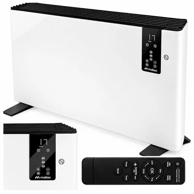 Imagen del producto de MalTec Convector de aire caliente PRO, mando a distancia, 2400 W, blanco