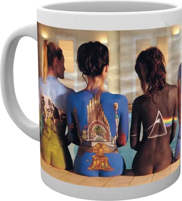 Obrázek produktu pro Pink Floyd - Hrnek na kávu "Back Catalogue" PM1836 (One Size) (barevný)