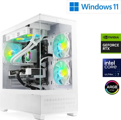 Produktbild von Gaming PC M13410H / Intel Core Ultra 7 265KF, 20x 3900 MHz / NVIDIA RTX5060Ti / 32 Go DDR5 RAM / M.2 SSD 1000 GB - Windows 11 Home