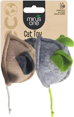 Imagen del producto de Minus One: Juguete para gatos, set de 2 ratones