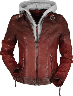 Produktbild von Mauritius Lederjacke Damen Cascha LAMOV rot Basics 100% Leder 3XL
