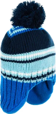 Produktbild von Spider-Man Kinder Wintermütze Spider-Man Jungen Strickmütze mit Ohrenklappen , Farbe:Blau, Größe:52