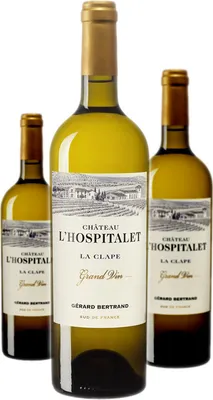Produktbild von 3 x Gérard Bertrand Château L'Hospitalet La Clape Grand Vin Blanc
