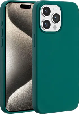 Produktbild von Accezz Liquid Silikoncase mit MagSafe iPhone 15 Pro Max - Forest Green
