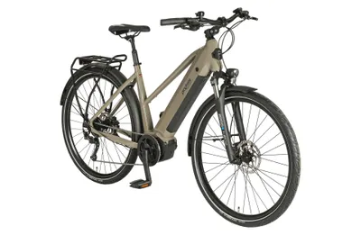 Produktbild von PROPHETE ENTDECKER 3.0 Damen Trekking E-Bike 28" | AEG Mittelmotor 36 V 70 Nm, 400 Wh Akku, Shimano 9-Gang, Hydraulische Scheibenbremse