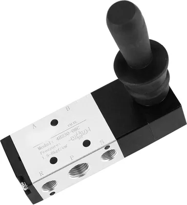Produktbild von Pneumatisches Handsteuerventil mit 5 Anschlüssen und 3 Positionen, Handhebelventil 00.8Mpa (4H230-08)