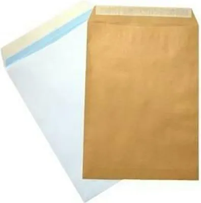 Image de Box 250 bolsatended foil (260x360) kraft 90 gsm autocollant opensam avec bande silicone s