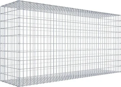 Produktbild von Gabione 200 cm x 100 cm x 50 cm (L x H x T), Maschenweite 5 cm x 10 cm, C-Ring