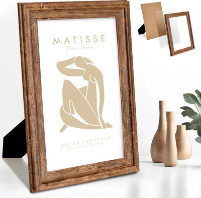 Immagine prodotto di Mein Landhaus cornice portafoto Narva 13x18 cm effetto noce in MDF con supporto