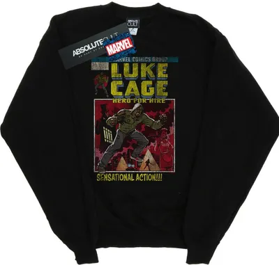 Produktbild von Marvel - "Yourself" Sweatshirt für Herren BI40895 (4XL) (Schwarz)