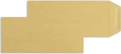 Produktbild von Versandtaschen 102x229mm 80g/qm gummiert VE=1000 Stück braun