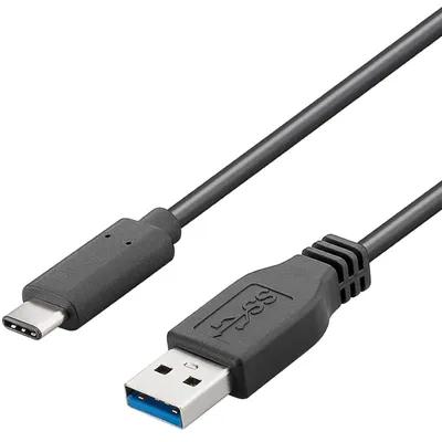 Produktbild von PremiumCord ku31ca1bk, 1 m, USB C, USB A, USB 3.2 Gen 1 (3.1 Gen 1), 5 Gbit/s, Schwarz