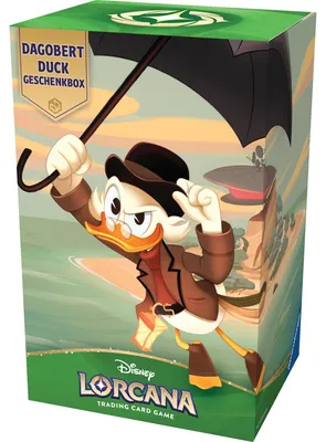 Zdjęcie produktu dla Disney Lorcana TCG: Pudełko upominkowe Sknerus McKwacz (niemiecki)