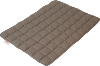 Produktbild von paw & pillow Microfaser Hundedecke Hundebetten Blau Braun Grau Schwarz Haustierdecke Pflegeleicht und allergikerfreundlich Taupe
