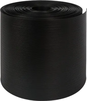 Produktbild von FORTENA Zaun Sichtschutzstreifen Polypropylen – 26 m lang, 19 cm hoch, Sichtschutzband mit Form Smart Mat- in Vier Farben, optimaler Sichtschutz für Ihren Zaun RAL 9005 (Schwarz)