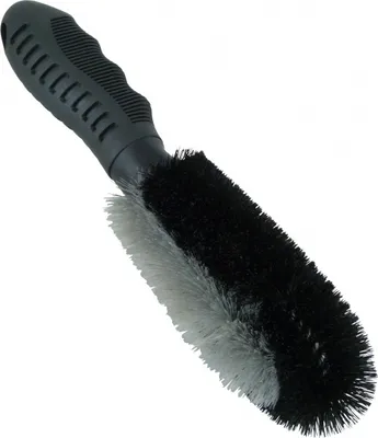 Image de Roues à brosses 27 cm plastique noir / gris