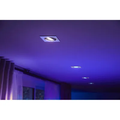 Obrázok produktu pre Philips Hue White and colour ambience 8719514338920, Inteligentný svetelný bod, Bluetooth, Biela, LED, Syntetika, GU10