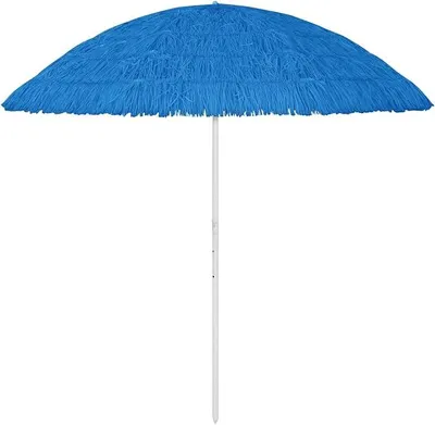 Imagen del producto de Sombrilla de playa, sombrilla, parasol, sombrilla, sombrilla para pérgola, sombrilla de jardín, color azul, 300 cm