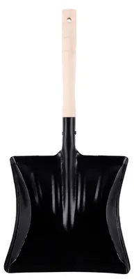 Produktbild von Garronda Kehrschaufel Metall mit kurzem Holzgriff GD-0002 (Schwarz)