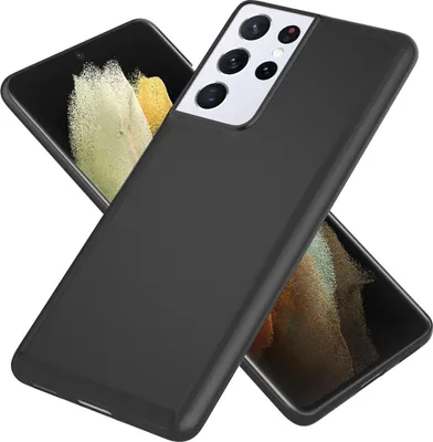 Obrázok produktu pre NALIA tvrdé puzdro pre Samsung Galaxy S21 Ultra, tenký kryt Puzdro na mobilný telefón Bumper Black