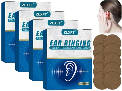 Image de Pansements auriculaires pour soulager les acouphènes, boîte de 40 pièces
