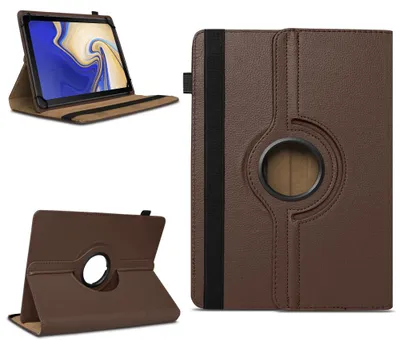 Produktbild von Tablet Hülle Samsung Galaxy Tab S4 10.5 Tasche Schutzhülle Case Cover DrehbarFarben:Braun