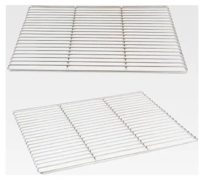 Produktbild von Grillrost 43 x 37,5 cm aus rostfreiem und elektropoliertem Edelstahl