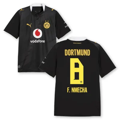 Produktbild von BVB Auswärtstrikot Kinder Saison 2026/27 Flock: F. Nmecha - Größe: 164