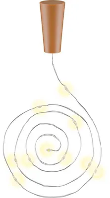 Produktbild von 3x 10er LED-Flaschen-Lichterkette, inkl. Timer