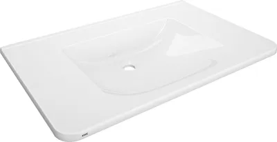 Zdjęcie produktu dla Umywalka pojedyncza KWC AR, MEDCARE, MIRANIT, 850x150x550 mm, biała