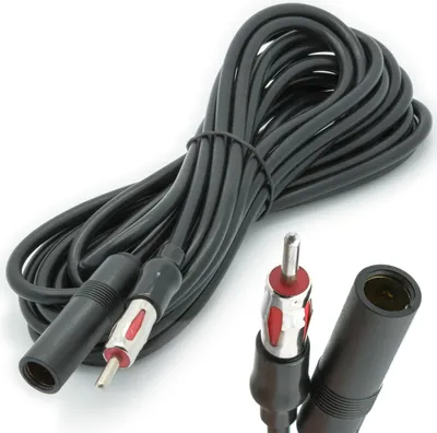 Produktbild von KFZ Auto Antenne Verlängerung Adapter Kabel DIN Radio 4,5m