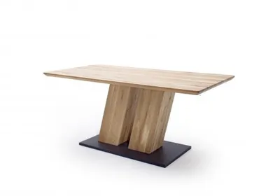 Produktbild von Esstisch Sofia 4 aus Zerreiche massiv 90x160x77 cm Schweizer Kante Aufgedoppelt