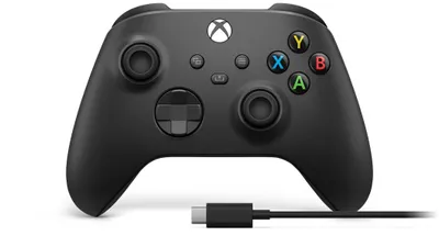 Produktbild von Microsoft Xbox Wireless Controller + USB-C Cable, Gamepad, PC, Xbox One, Xbox Series S, Xbox Series X, D-Pad, Home button, Menü-Taste, Schaltfläche Teilen, Analog / Digital, Verkabelt & Kabellos, Bluetooth/USB