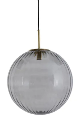 Produktbild von Light & Living - Hängeleuchte Magdala - Grau - Ø48cm Hängelampe - Esstischlampe - Wohnzimmerlampe - Schlafzimmerlampe - Wohnzimmer