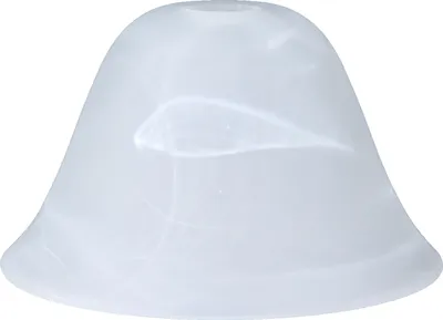 Produktbild von Lampenglas weiß Ø 172mm Alabasterglas Ersatzglas Leuchtenglas E14