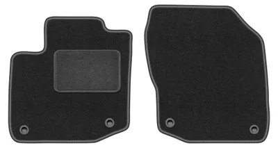 Produktbild von Velours-Fußmatten Vorne für Honda Civic IX 2012- (Schrägheck) – 2-tlg, Graphit, passgenau – Wielganizator LUX