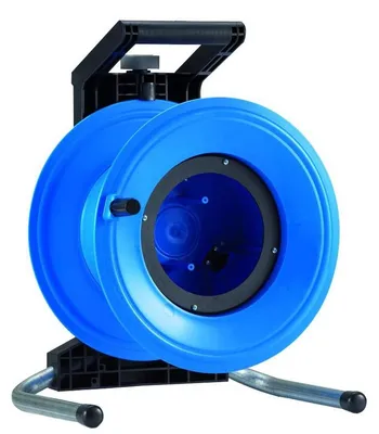 Produktbild von HEDI G3000 Kunststoff Kabeltrommel Professional Plus320 blau leer zur Bestückung